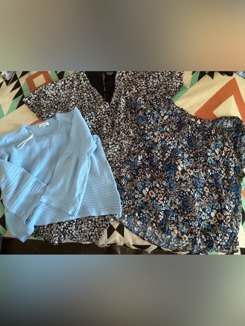 Arula Floral Dress ladies Bundle, size 1X, Calvin Klein pullover, philosophy